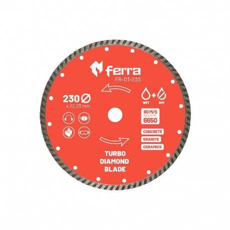 Ferra turbo diamond blade 230x22,23mm