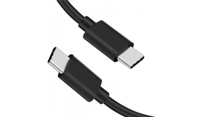 Kaabel USB-C - USB-C PD 40W 2m, must (HD23)