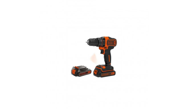 Black &amp; Decker BDCDD186KB drill Keyless Black, Orange