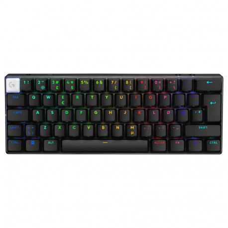Logitech juhtmevaba mängurklaviatuur PRO X 60 LIGHTSPEED NORDIC-613 (PAN) taktiline, must