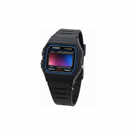 "F-91W Collection Unisex Digital Wristwatch black"
