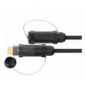 Python HDMI kaabel AOC Hybrid HDMI® 2.0b terassoomusega 20m