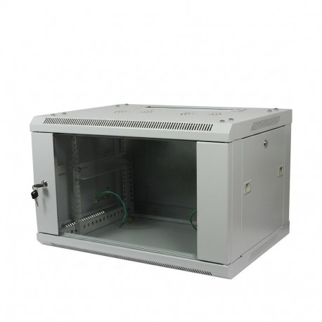 ALLNET 19" 18HE üheosaline võrgukapp T600mm helehall osadeks võetud (lamepakend) SMA-seeria