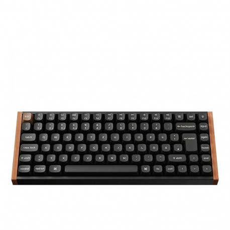 Keychron klaviatuur K2 HE DE-asetus Gateron Double-Rail Magnetic Nebula alumiiniumraam, must/puit
