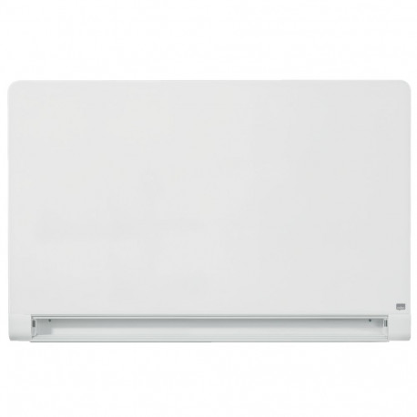 Klaastahvel NOBO Impression Pro Widescreen Brilliant White Rounded Glass 57" 1260 x710mm valge, kaas
