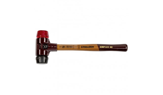 Halder SIMPLEX soft-face mallet 40 comp. rubber/plast. TE SIMPLE
