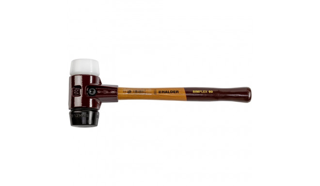 Halder SIMPLEX soft-face mallet 60 comp. rubber/plast. TE SIMPL