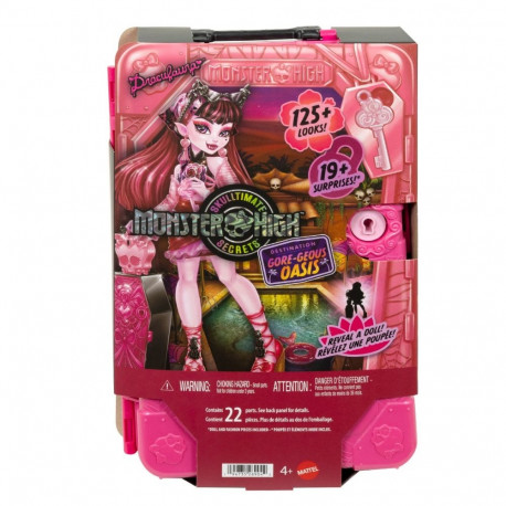 Monster High reisikohvris üllatusnukk Draculaura