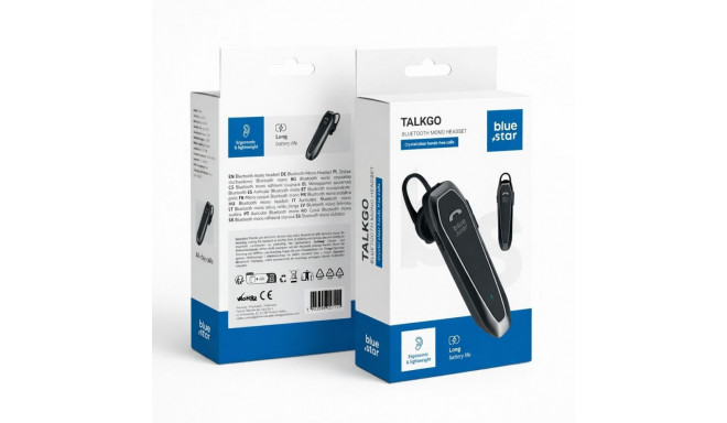 Wireless mono headset Blue Star TalkGo black