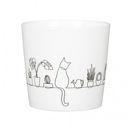 FLOWERPOT keraamiline lillepott 870/13 CATVIEW D13