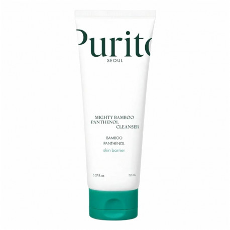 PURITO näopuhastusvahend Mighty Bamboo pantenooliga naha barjääri toetav 150ml