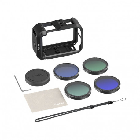 SmallRig 6374 Advanced Camera Cage Kit with Filters for DJI Osmo Action 6
