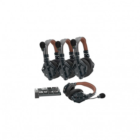 Hollyland Solidcom C1 Pro-4S-DH - 4 Person Noise Cancelling Headset Intercom Double-Ear Version