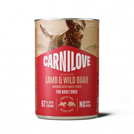Carnilove Lamb & Wild Boar canned food for dogs 400g