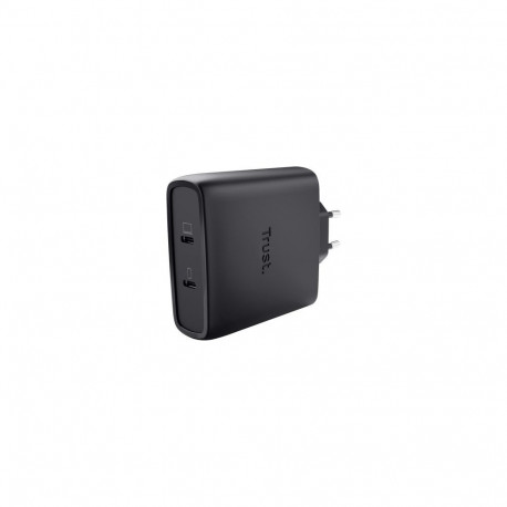Power Adapter - Trust Maxo 100W 2-Port USB-C GaN Charger, PD 3.0, PPS