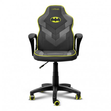 Office Chair - Trust 25786 Gaming Chair Padded Seat Adjustable Height Black Yellow