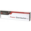 Power Strip - TECHly Rack 19" Power Strip 8 Outlets 3m Cable 1U Black