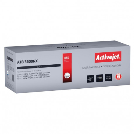 Toner Cartridge - Activejet ATB-3600NX 6000 Pages Black Activejet ATB-3600NX Toner for Brother TN360