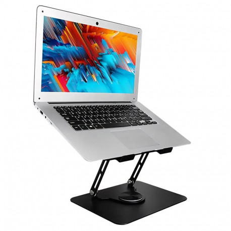 Laptop Stand - ROTO MT2662 Adjustable Rotatable Ergonomic 10-17" Carbon Steel
