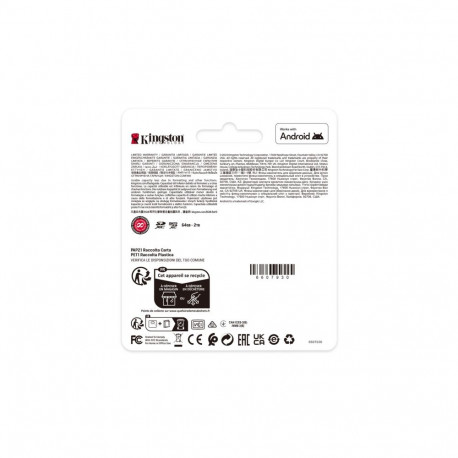 Memory Card - Kingston 128GB microSDXC Canvas Select Plus 150MB/s A1