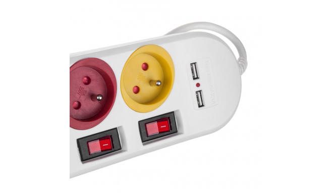 Power Strip - Maclean Mce229 White