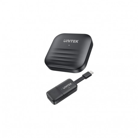 AV Extender - UNITEK V1184A01 1080P HDMI Transmitter & Receiver Black