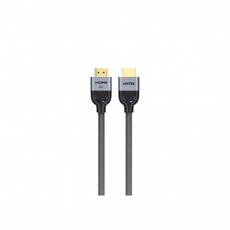 HDMI Cable - UNITEK 2.1 8K LUX OPLOT 2M 7680x4320 144Hz 48Gbit/s ARC