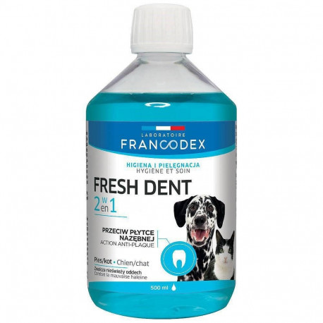 Oral Hygiene Liquid - Francodex Fresh Dent for Dogs/Cats 500ml