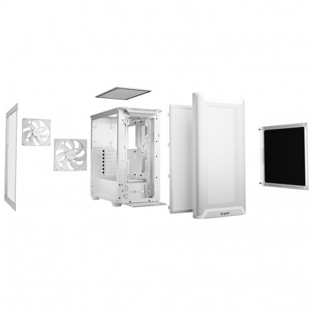 Midi Tower Case - be quiet! Pure Base 501 Airflow White