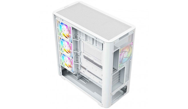 Computer Case - MODECOM Volcano AQ400 Midi Tower ATX, ARGB, White