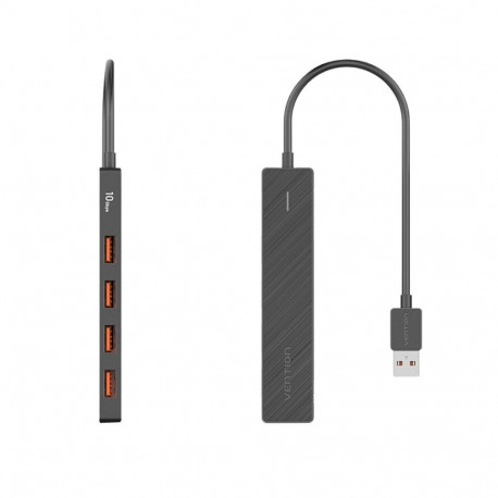 USB Hub - Vention 5-in-1 USB 3.2 Gen 2 Hub, 4x Type-A, 1x Type-C, ABS