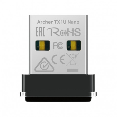 Network Card - TP-LINK Archer TX1U Dual-Band USB Adapter 802.11ax Black
