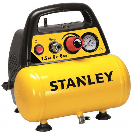 Air Compressor - STANLEY Oil-Free 6L 8 Bar Pneumatic Kit