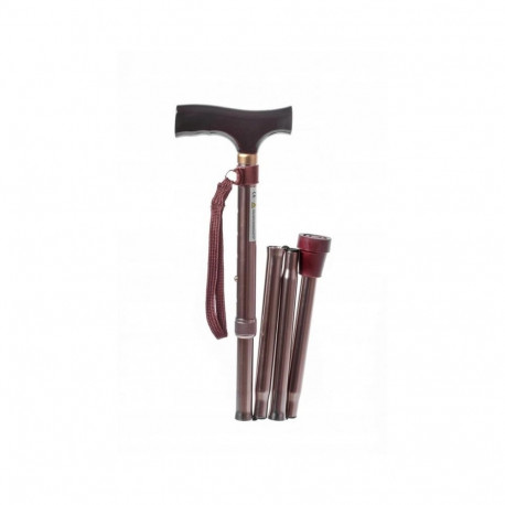 Walking Stick - Telescopic Rf-520 Brown