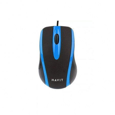 Computer Accessories - Havit HV-MS753 Ergonomic Gaming Mouse Black/Blue Havit HV-MS753 Universal Mou