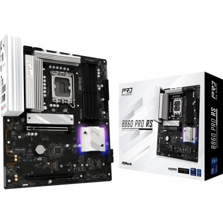 Motherboard - ASRock B860 Pro RS Intel LGA1851 DDR5 256GB 7.1 Audio 2.5GbE