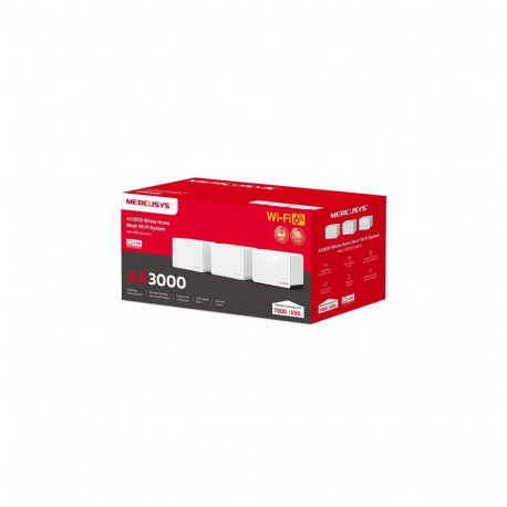 Networking Equipment - Mercusys HaloH85X Mesh System (3-pack, Dual-band, 2402 Mbit/s)