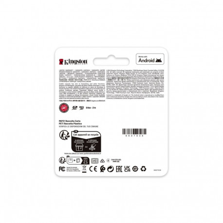 Memory Card - Kingston Canvas Go! Plus 128GB SDXC UHS-I 200MB/s C10 U3 V30