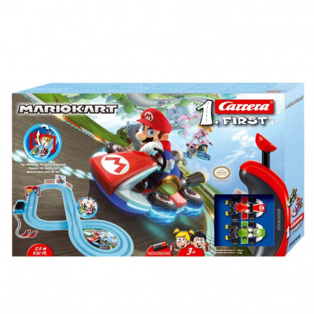 Vehicle & Track Set - Carrera RC Nintendo Mario Kart 2 Vehicles 2.9m Track Length Red/Blue