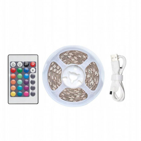 LED Strip Light - Vention RGB FPC LED Strip 5m 5V with Remote Control