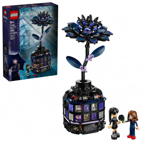 Building Set - LEGO WEDNESDAY 76784 Black Dahlia Flower 358 Pieces 2 Minifigures