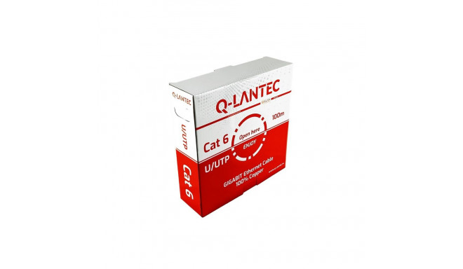 Network Cable - Q-LANTEC U/UTP Cat.6A 100m Stranded Copper LSOH