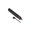 Power Strip - Maclean Mce225, Black