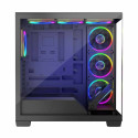 Computer Case - MODECOM VOLCANO STELLAR ARGB MIDI Tower ATX USB C Black
