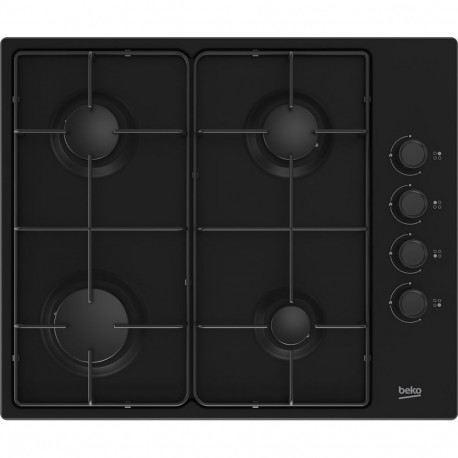 Built-in Hob - Beko Hibg64120sb 60cm Gas, Black