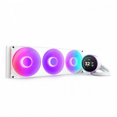 Kraken veejahuti Elite 420 RGB LCD, valge