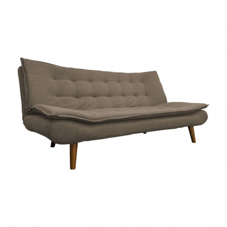 Sofa bed GOZZANO greyish brown