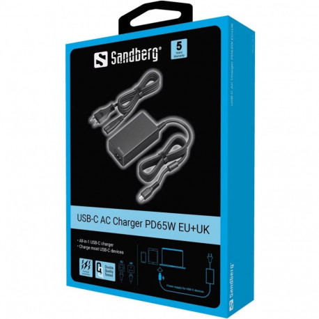Laadija Sandberg PD65W EU+UK