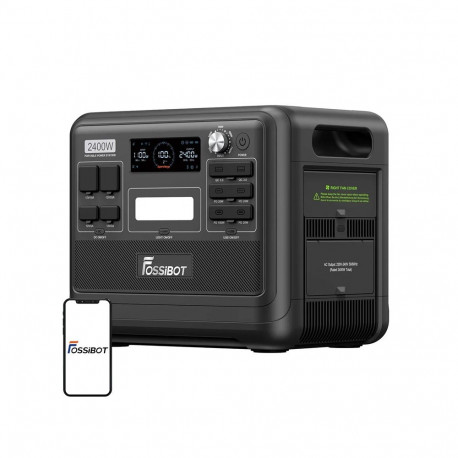 FOSSIBOT F2400 2400W Charging Station (Black)