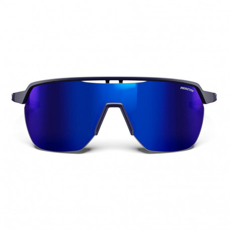 Sunglasses - JULBO FREQUENCY REACTIV 1-3 HC 13%-72% Blue Lens Purple/Pink